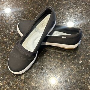 Keds Women's Black Slip-On Sneakers